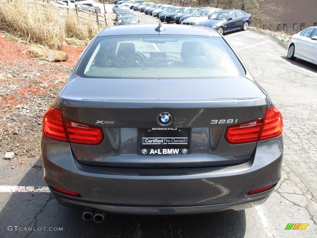 2015 3 Series 328i xDrive Sedan - Mineral Grey Metallic / Black photo #4