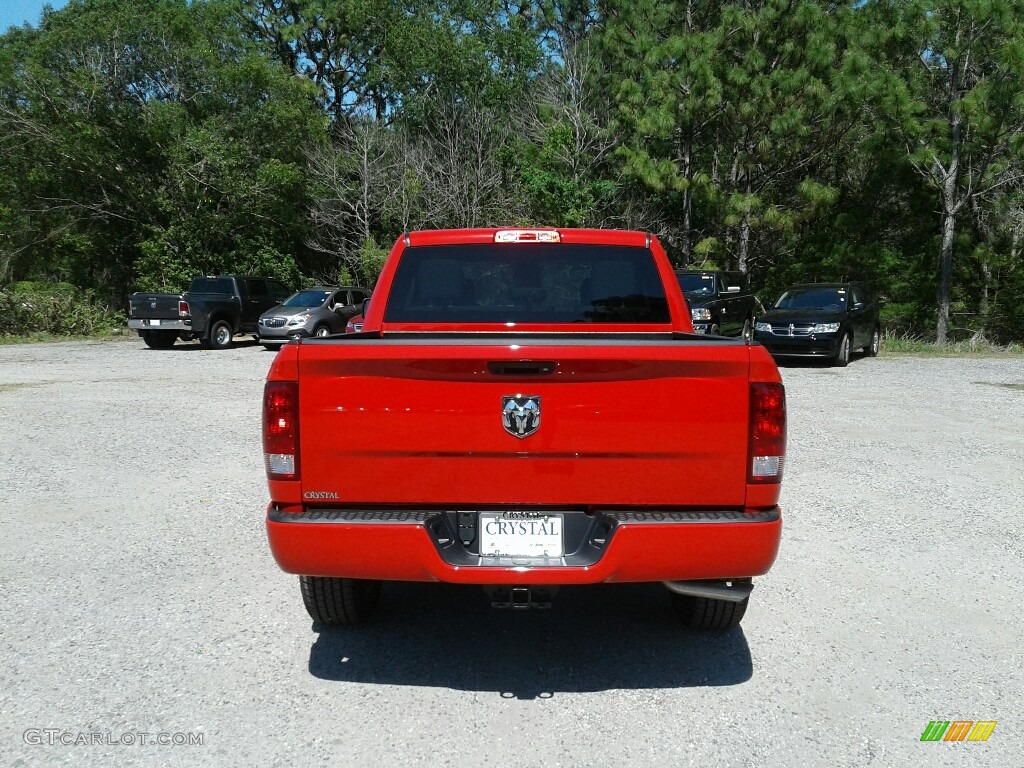 2018 1500 Express Crew Cab - Flame Red / Black/Diesel Gray photo #4