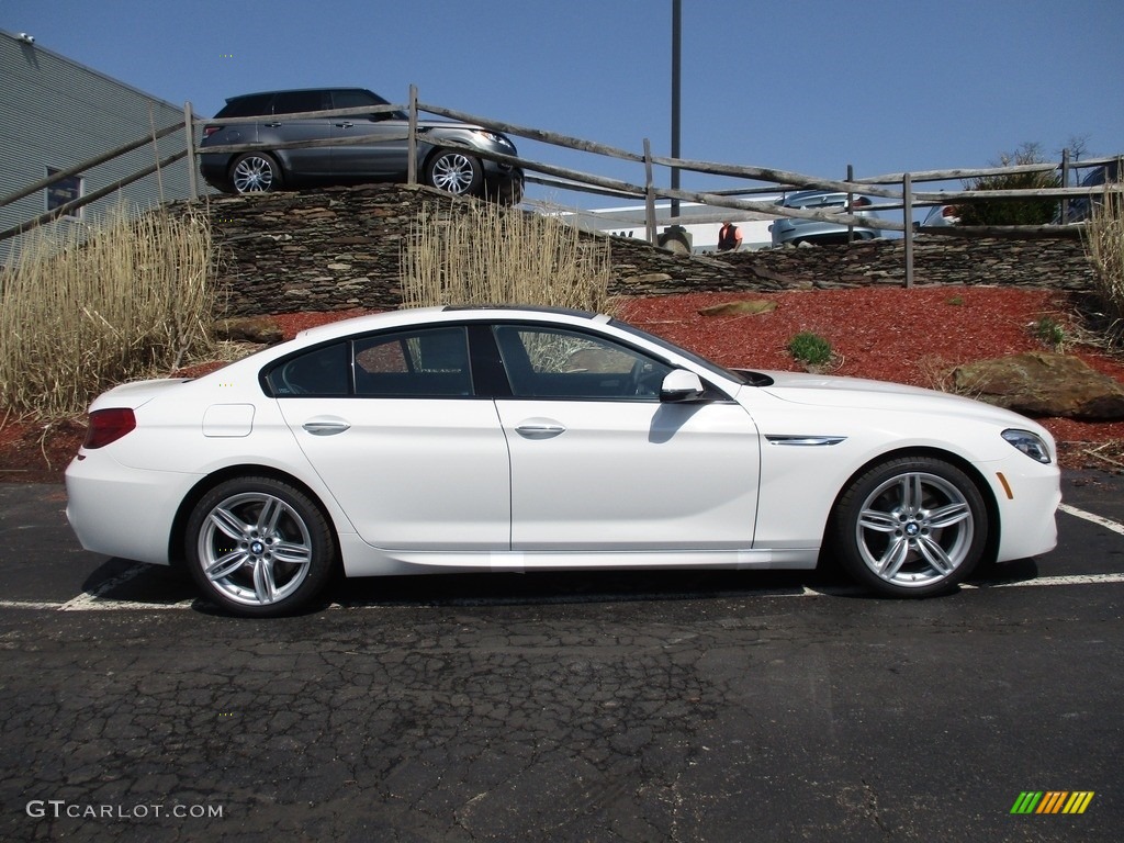 Alpine White 2019 BMW 6 Series 640i xDrive Gran Coupe Exterior Photo #126682689