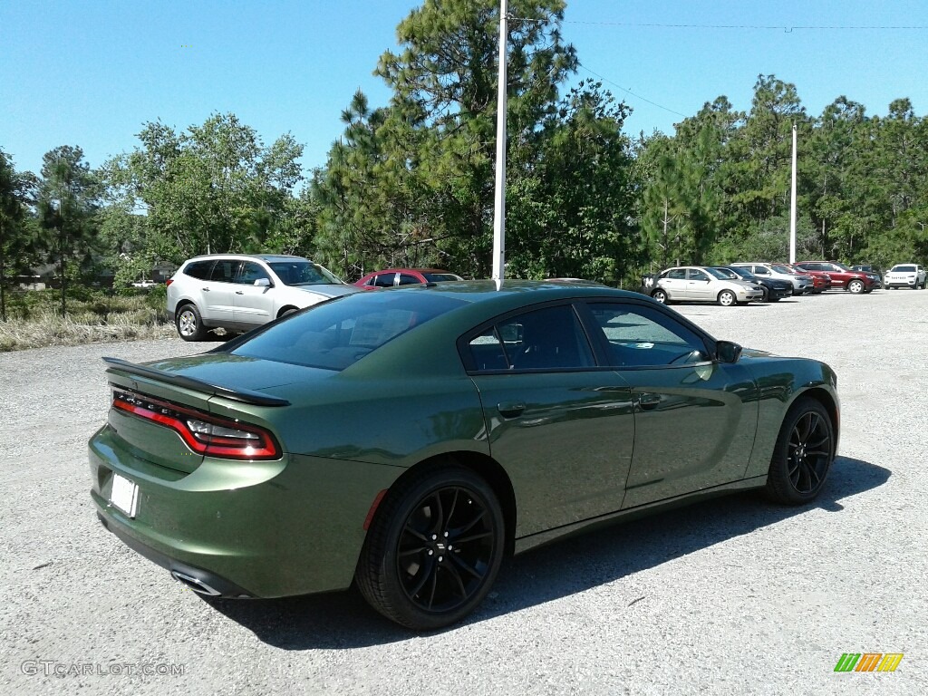 2018 Charger SXT - F8 Green / Black photo #5