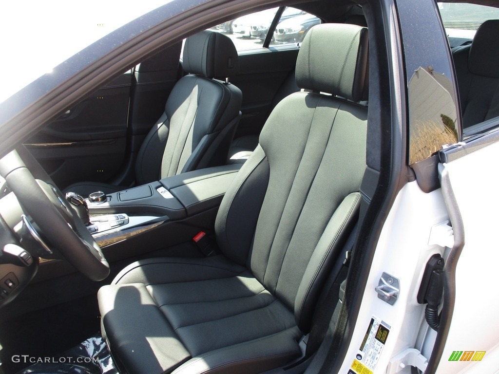 Black Interior 2019 BMW 6 Series 640i xDrive Gran Coupe Photo #126682935