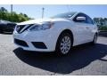 2017 Fresh Powder White Nissan Sentra SV  photo #3