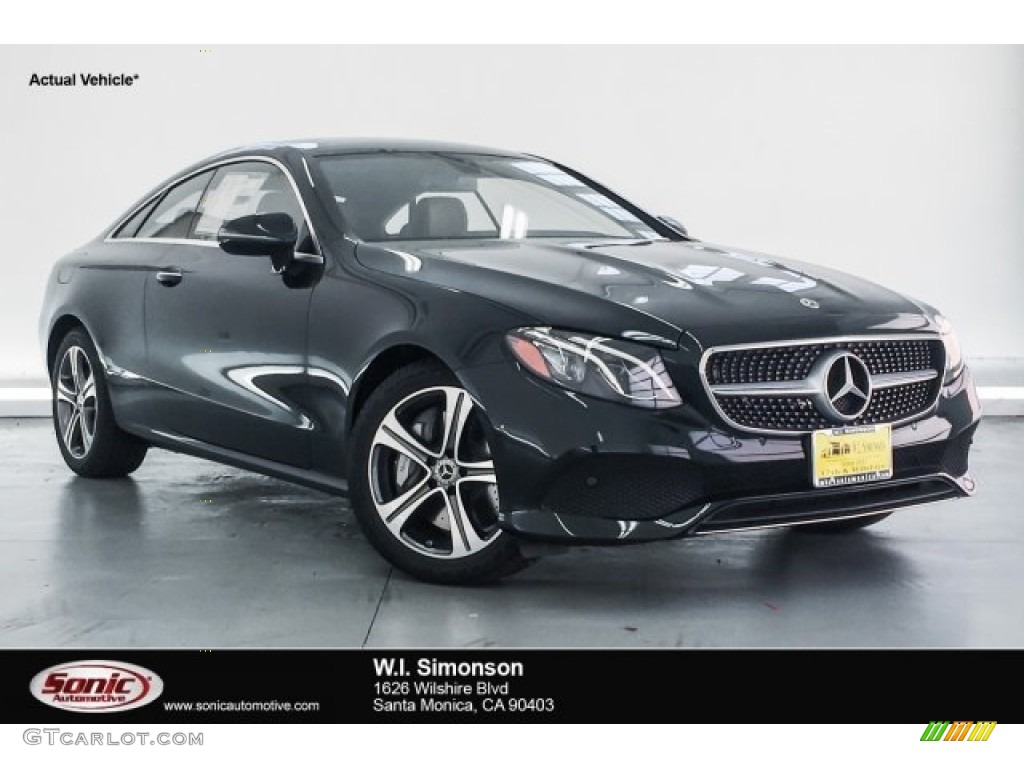 2018 E 400 Coupe - Emerald Green Metallic / Saddle Brown/Black photo #1