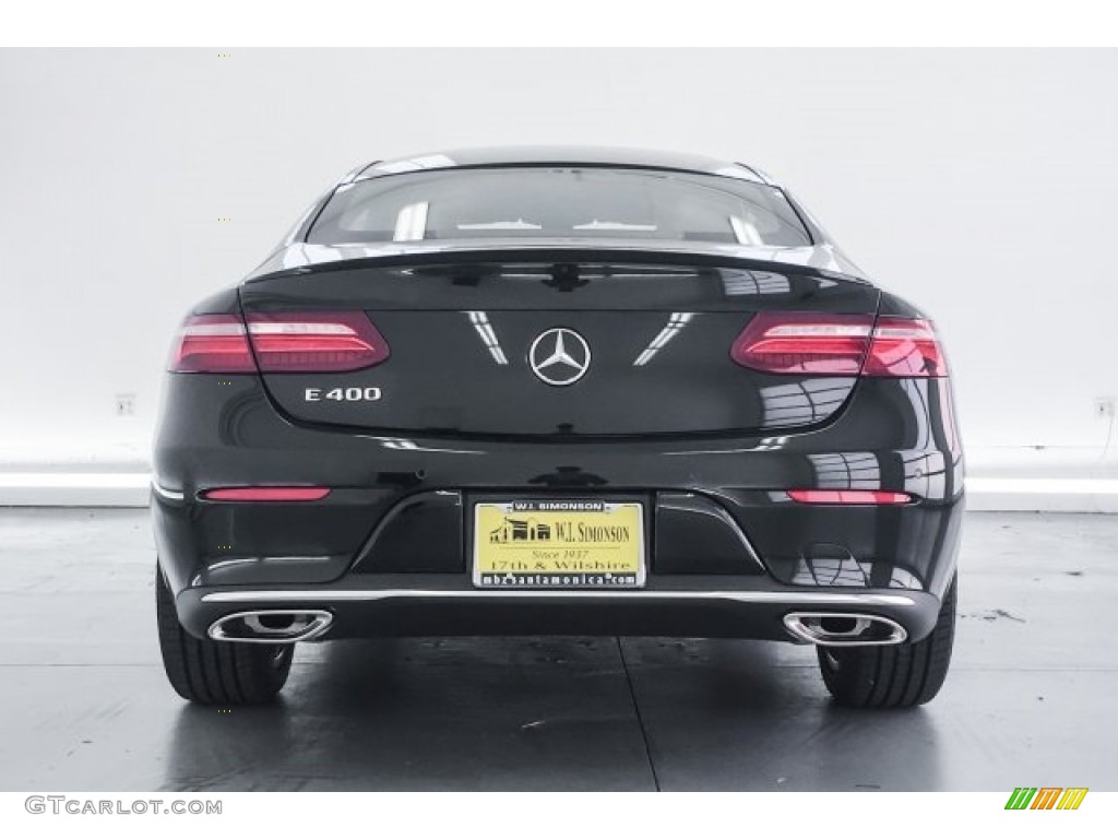 2018 E 400 Coupe - Emerald Green Metallic / Saddle Brown/Black photo #4