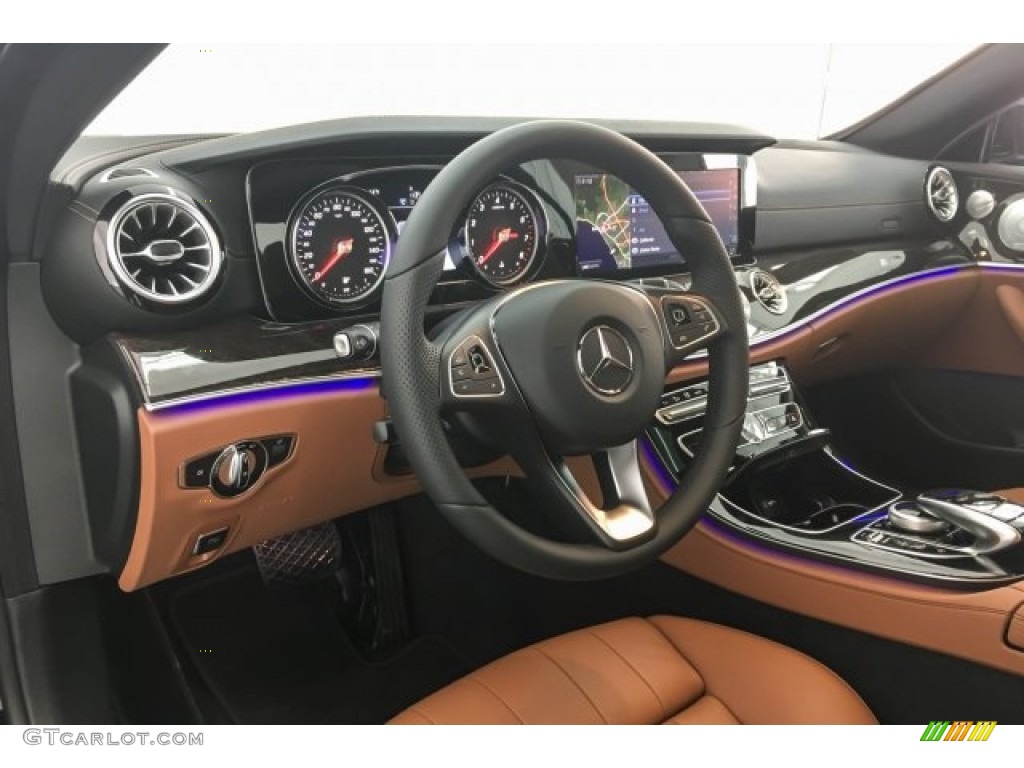 2018 E 400 Coupe - Emerald Green Metallic / Saddle Brown/Black photo #5