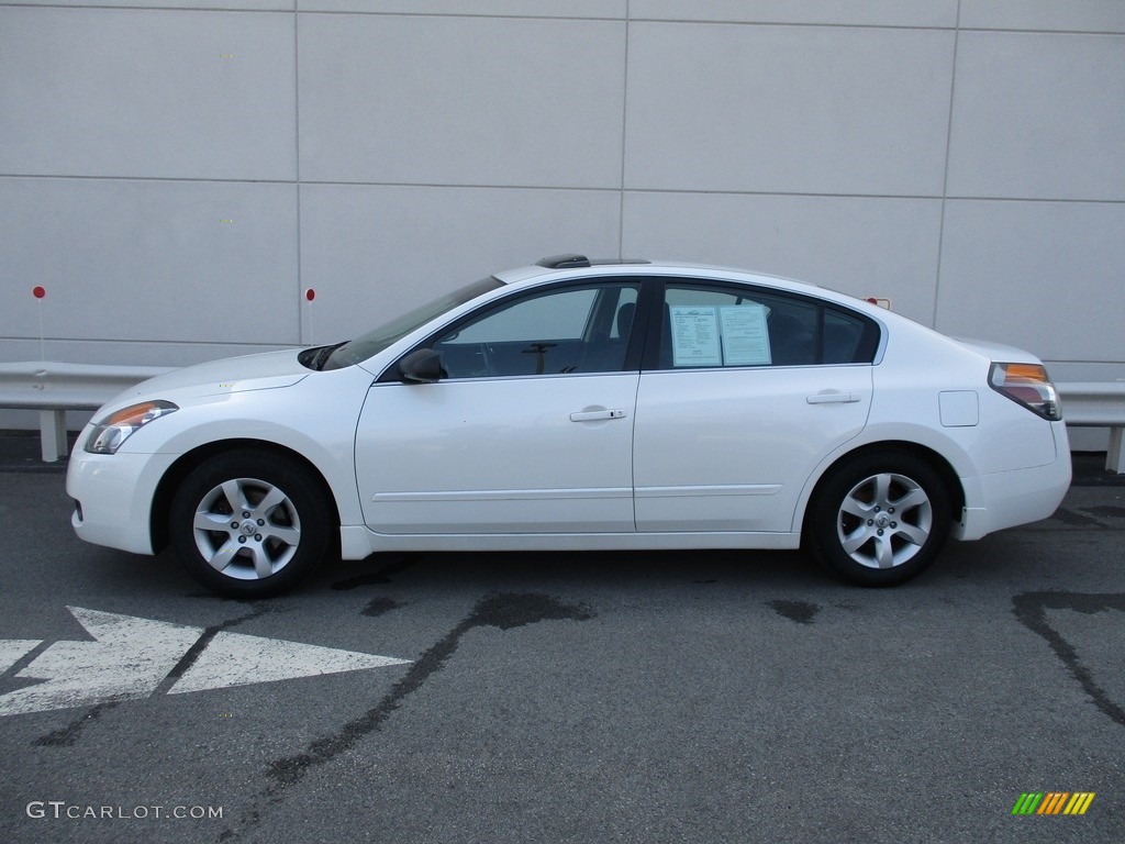 2009 Altima 2.5 S - Winter Frost Pearl / Charcoal photo #2