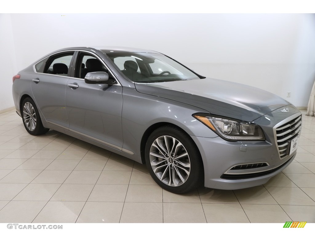 2015 Genesis 3.8 Sedan - Parisian Gray / Black photo #1