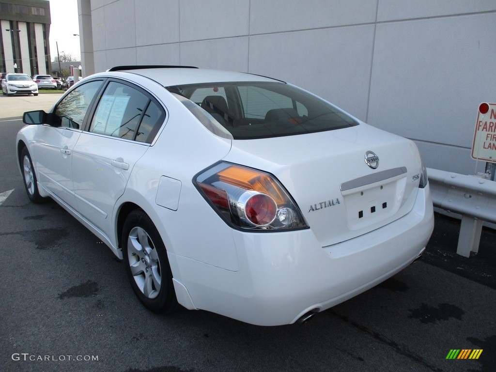 2009 Altima 2.5 S - Winter Frost Pearl / Charcoal photo #3