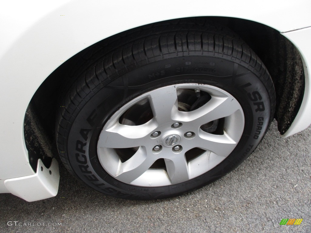2009 Altima 2.5 S - Winter Frost Pearl / Charcoal photo #7