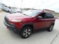 2014 Deep Cherry Red Crystal Pearl Jeep Cherokee Trailhawk 4x4  photo #5