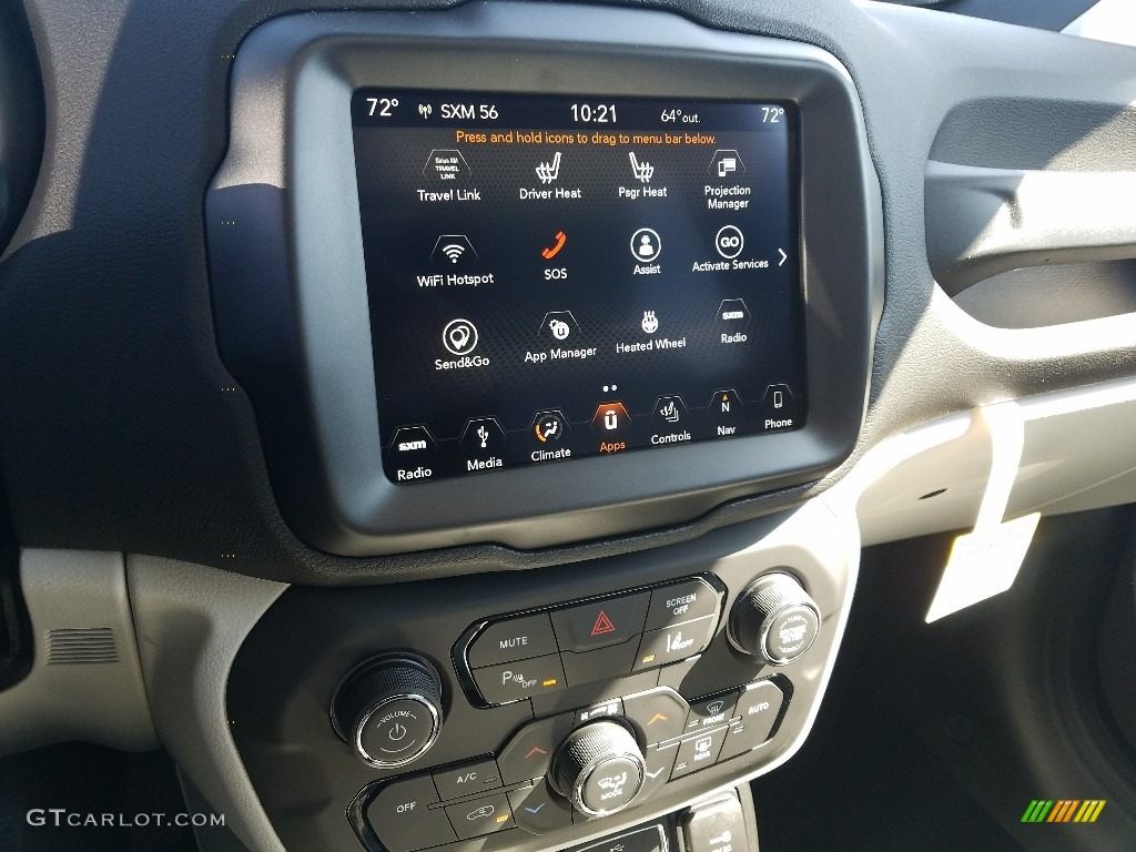 2018 Jeep Renegade Limited 4x4 Controls Photo #126685662