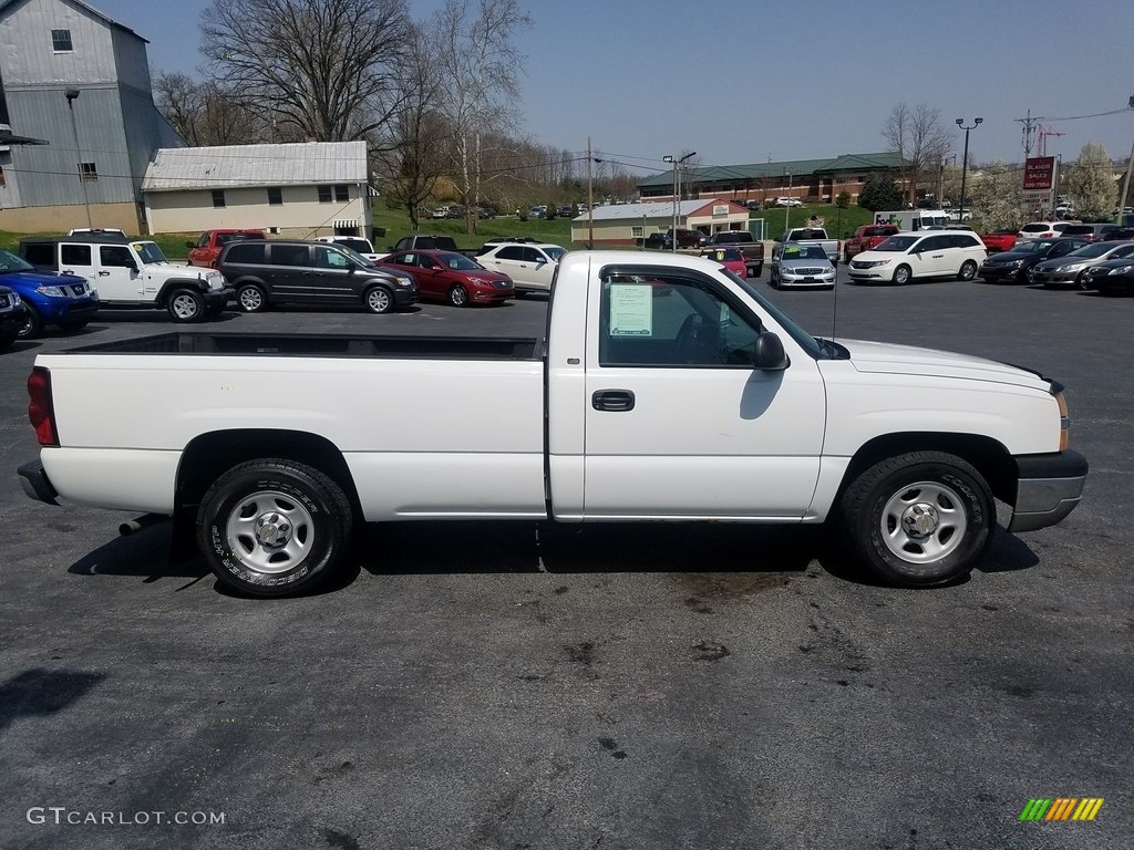2004 Silverado 1500 Regular Cab - Summit White / Dark Charcoal photo #9