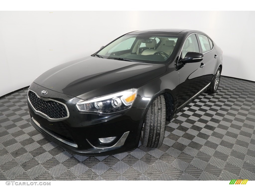 2014 Cadenza Limited - Aurora Black / Beige photo #12
