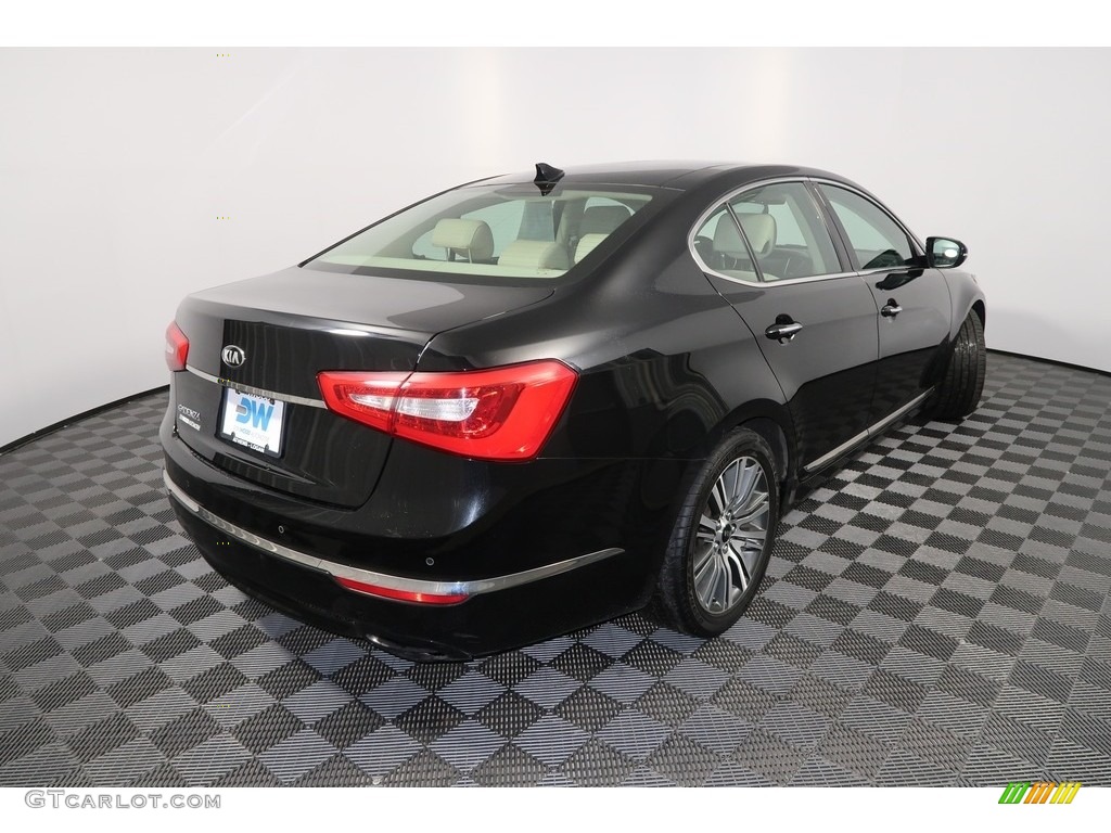 2014 Cadenza Limited - Aurora Black / Beige photo #16