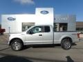 2018 Ingot Silver Ford F150 STX SuperCab 4x4  photo #1