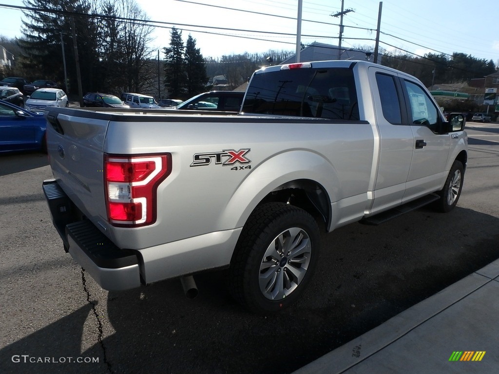 2018 F150 STX SuperCab 4x4 - Ingot Silver / Earth Gray photo #5