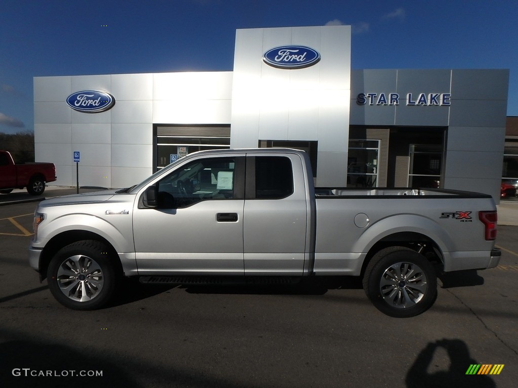 2018 F150 STX SuperCab 4x4 - Ingot Silver / Earth Gray photo #8