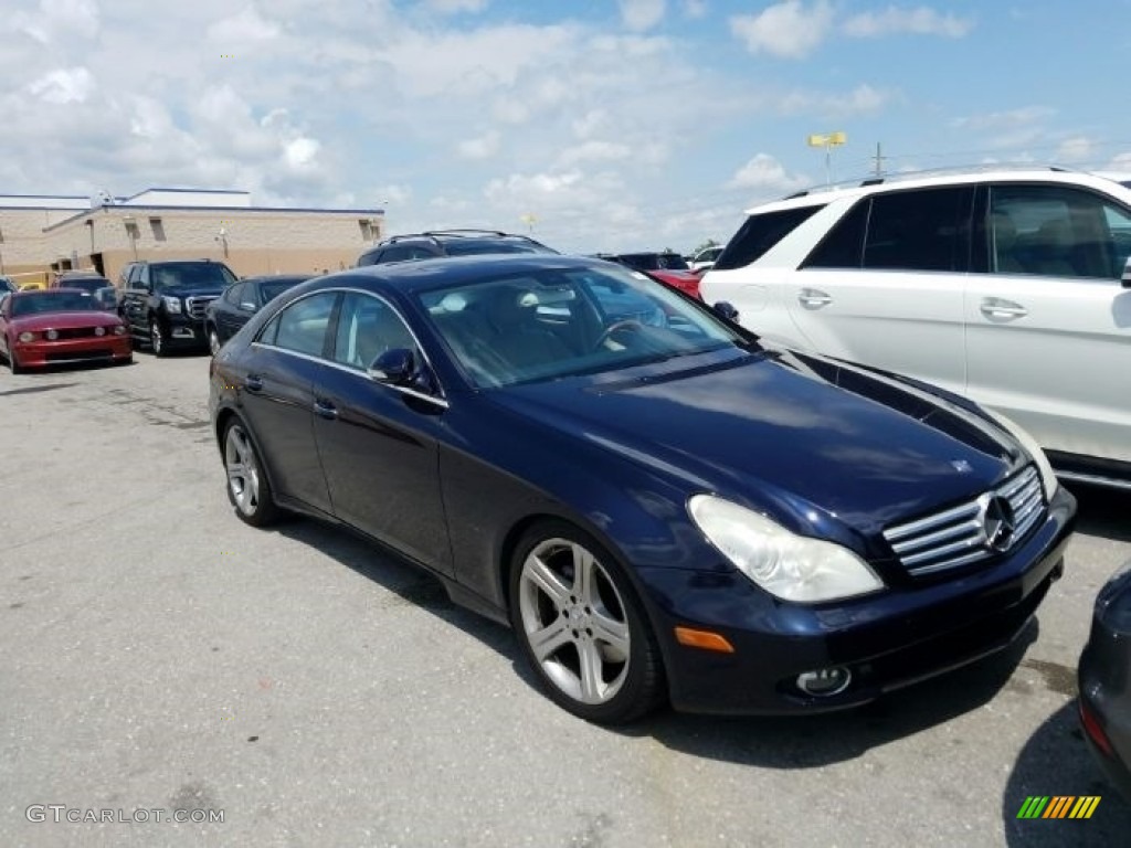 2006 CLS 500 - Capri Blue Metallic / Cashmere Beige photo #2