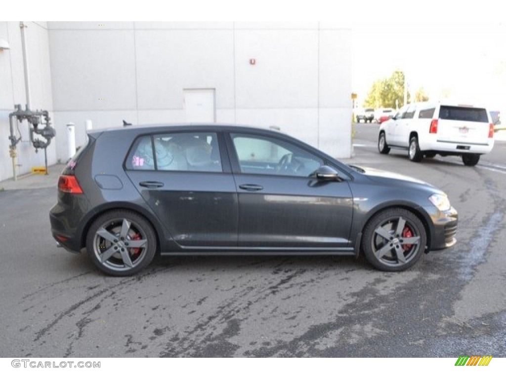 Carbon Steel Gray Metallic 2017 Volkswagen Golf GTI 4-Door 2.0T Autobahn Exterior Photo #126689319