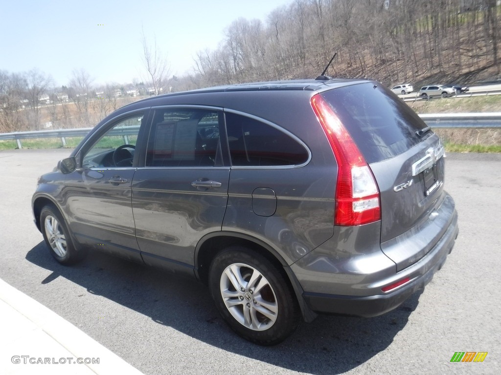 2011 CR-V EX-L 4WD - Polished Metal Metallic / Black photo #8