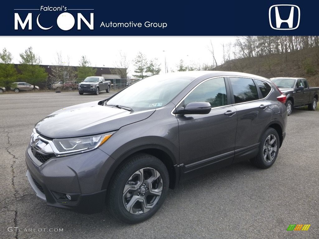 2018 CR-V EX AWD - Gunmetal Metallic / Gray photo #1