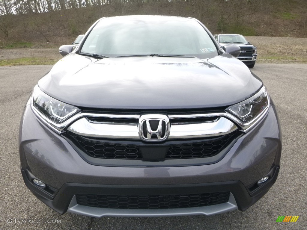 2018 CR-V EX AWD - Gunmetal Metallic / Gray photo #6