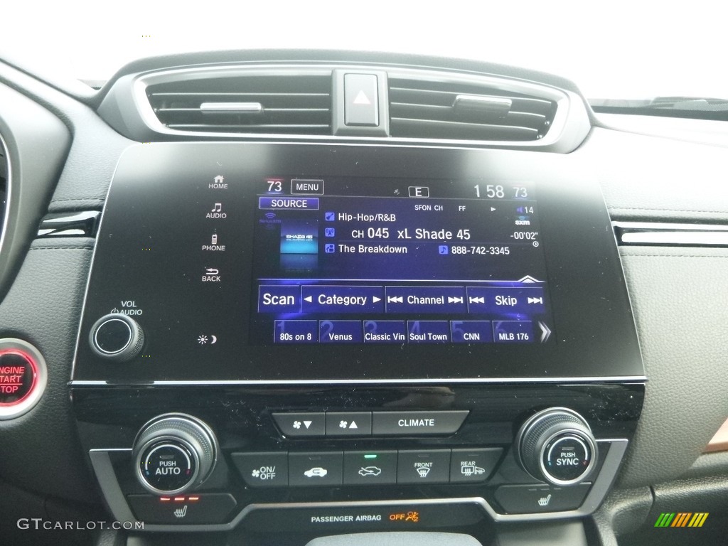 2018 CR-V EX AWD - Gunmetal Metallic / Gray photo #14