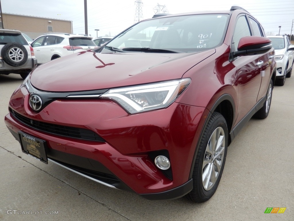 2018 RAV4 Limited AWD - Ruby Flare Pearl / Ash photo #1