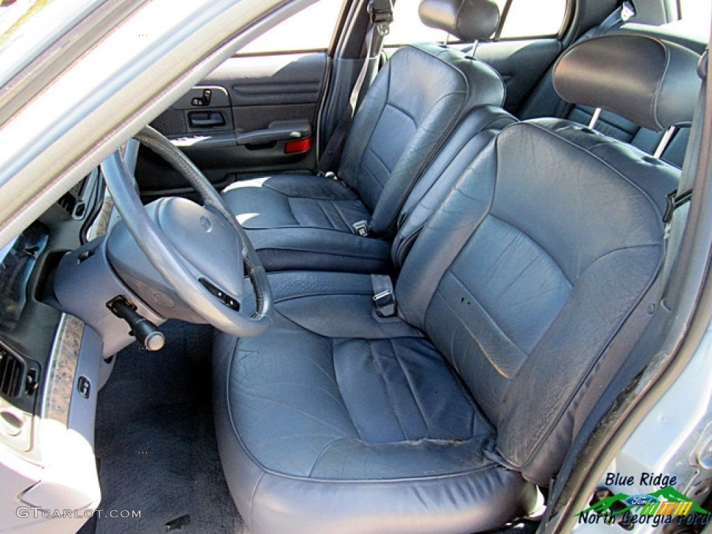 1999 Crown Victoria LX - Light Blue Metallic / Dark Denim Blue photo #10
