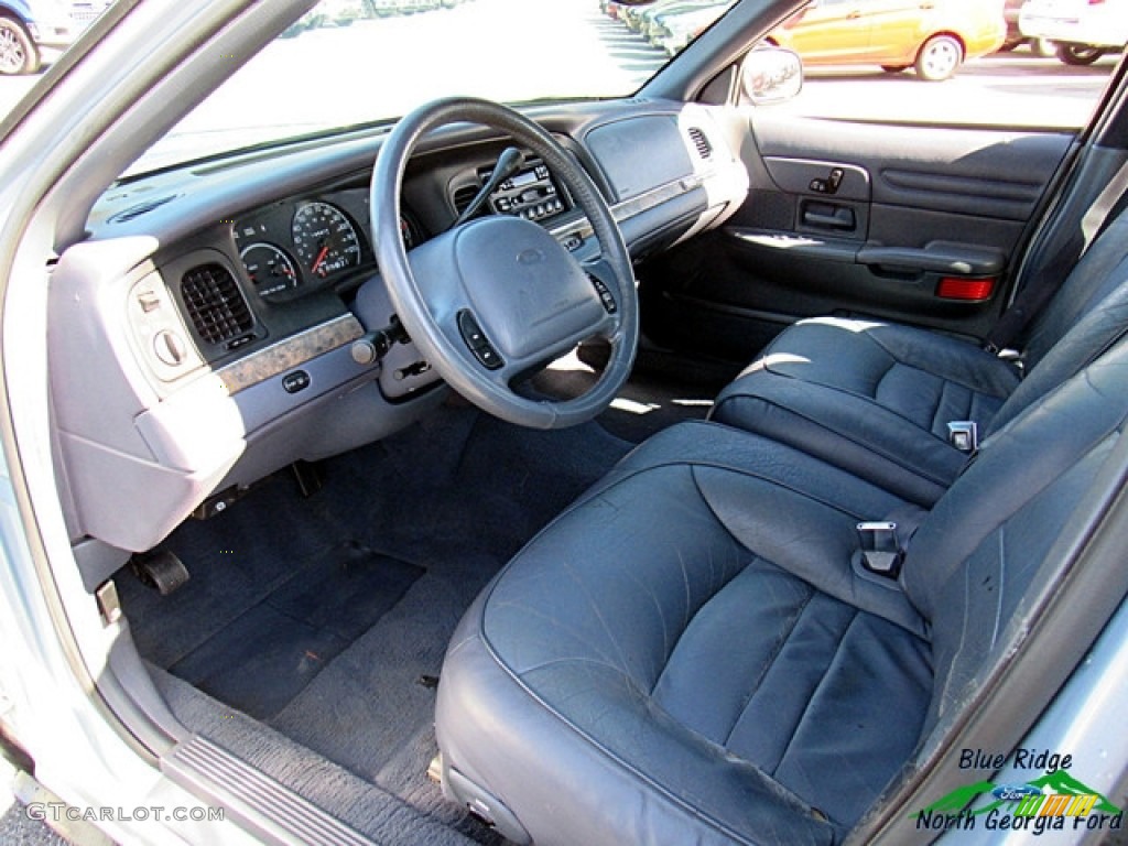 1999 Crown Victoria LX - Light Blue Metallic / Dark Denim Blue photo #21