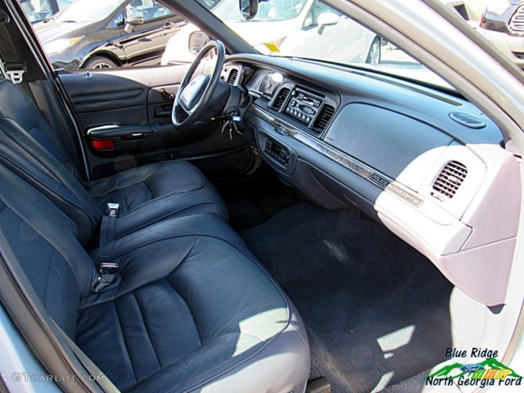 1999 Crown Victoria LX - Light Blue Metallic / Dark Denim Blue photo #22