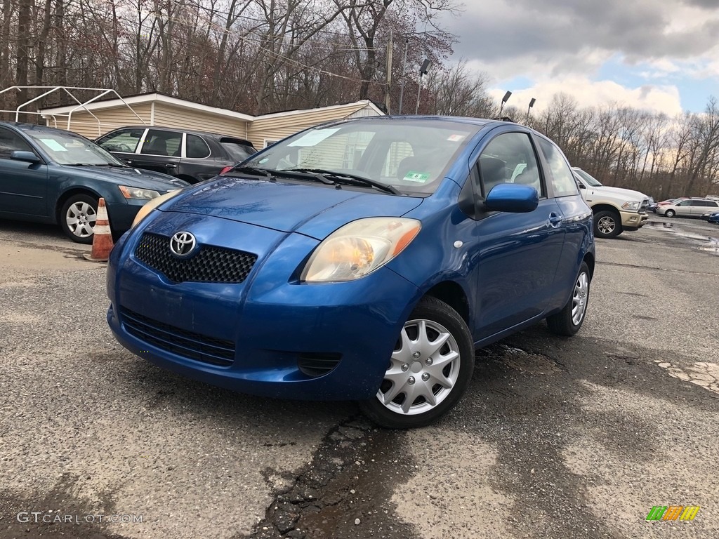 Blazing Blue Metallic Toyota Yaris