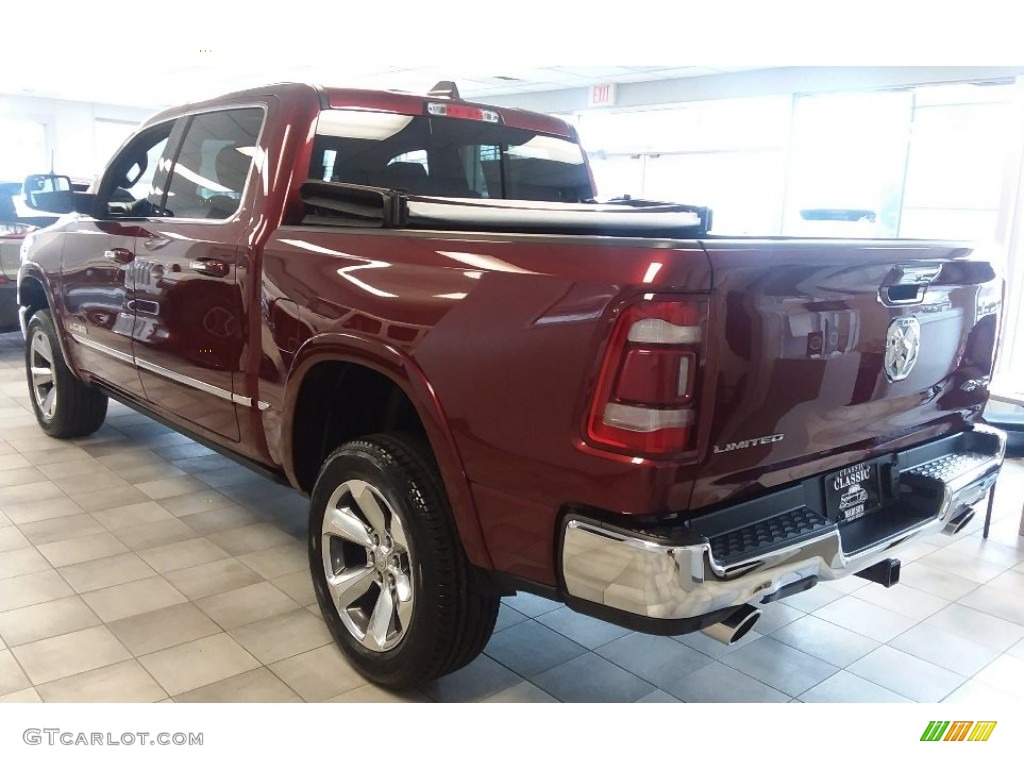 2019 1500 Limited Crew Cab 4x4 - Delmonico Red Pearl / Black photo #5