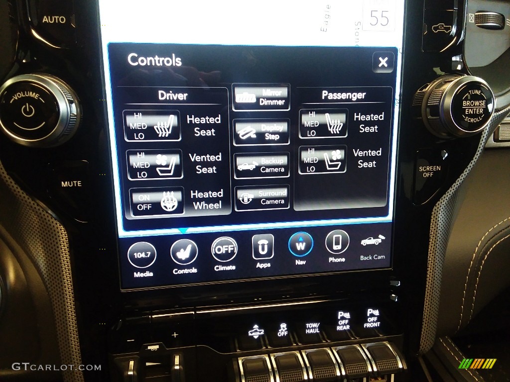 2019 Ram 1500 Limited Crew Cab 4x4 Controls Photo #126697338