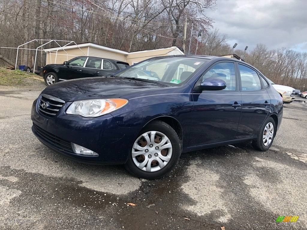 2010 Elantra GLS - Regatta Blue / Gray photo #1