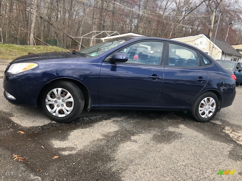 2010 Elantra GLS - Regatta Blue / Gray photo #2
