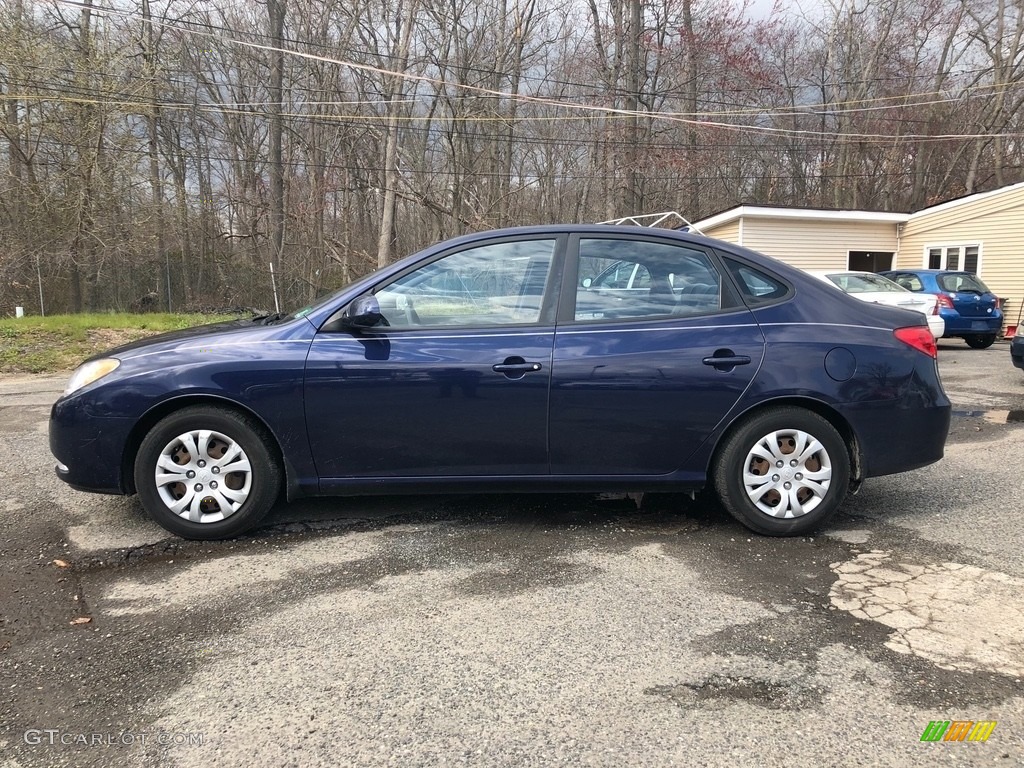 2010 Elantra GLS - Regatta Blue / Gray photo #3