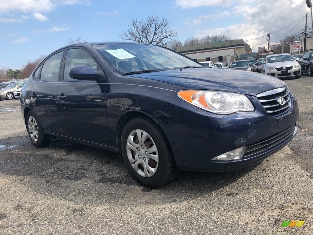 2010 Elantra GLS - Regatta Blue / Gray photo #7