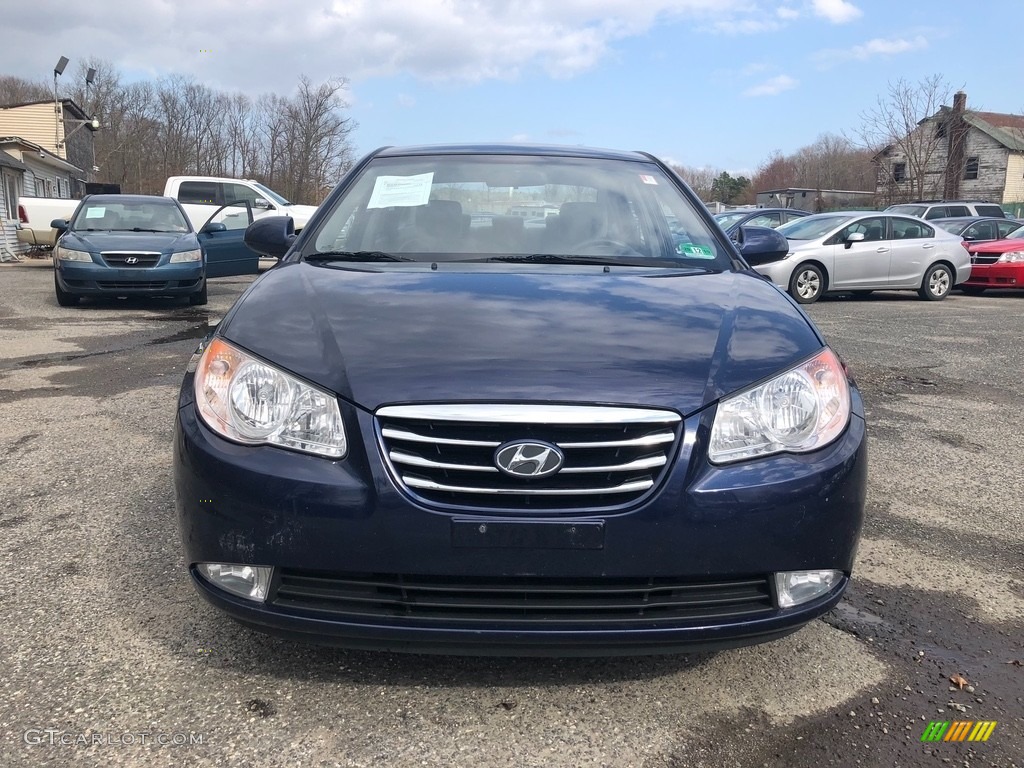 2010 Elantra GLS - Regatta Blue / Gray photo #9