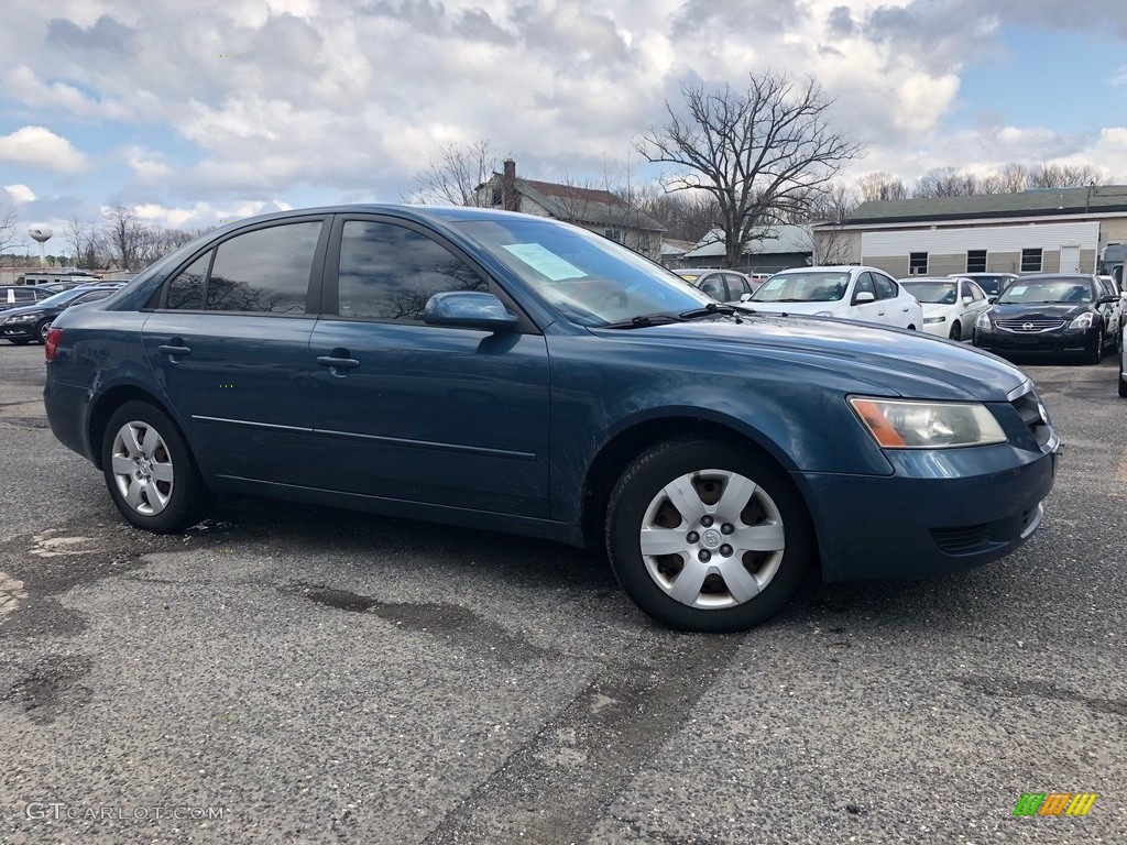 2007 Sonata GLS - Deepwater Blue / Gray photo #2
