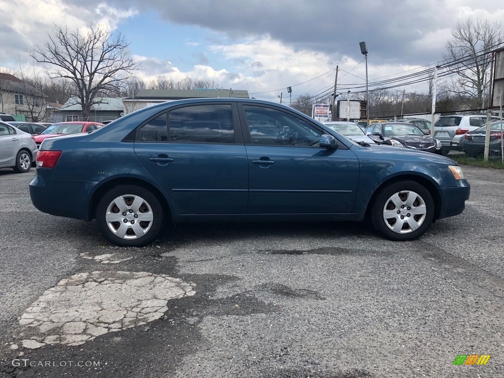 2007 Sonata GLS - Deepwater Blue / Gray photo #3