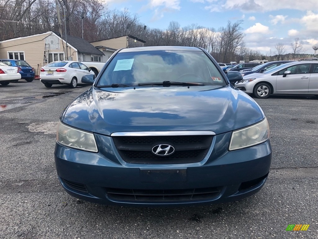 2007 Sonata GLS - Deepwater Blue / Gray photo #10