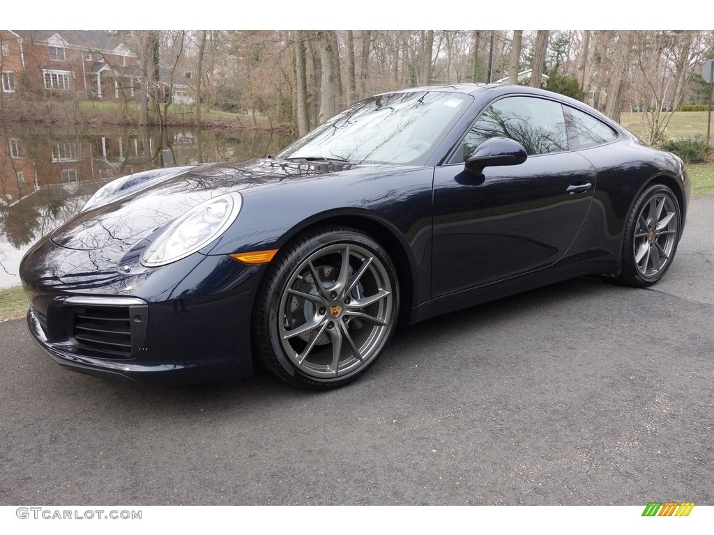 Night Blue Metallic 2017 Porsche 911 Carrera Coupe Exterior Photo #126703706