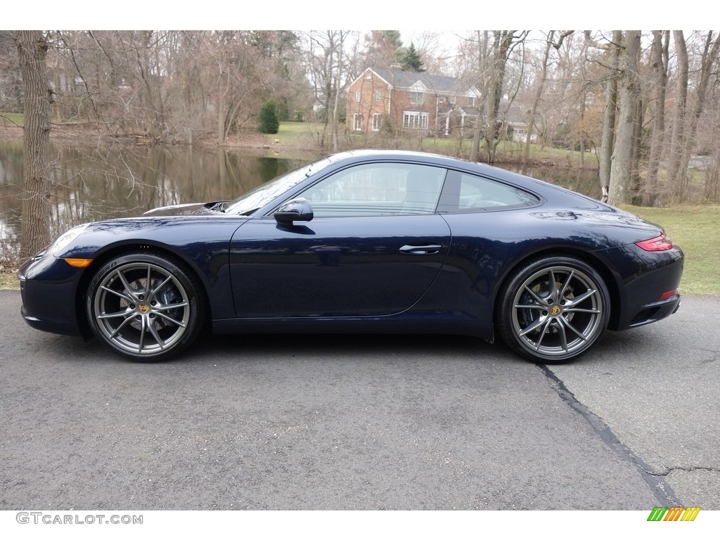2017 911 Carrera Coupe - Night Blue Metallic / Agate Grey photo #3