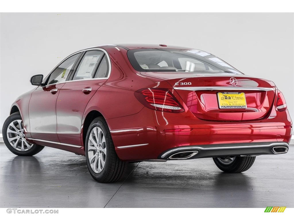 2017 E 300 Sedan - designo  Cardinal Red Metallic / Macchiato Beige/Espresso photo #3
