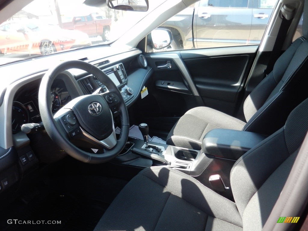 2018 RAV4 XLE AWD - Black / Black photo #3