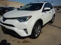 2018 Blizzard White Pearl Toyota RAV4 Limited AWD Hybrid  photo #1