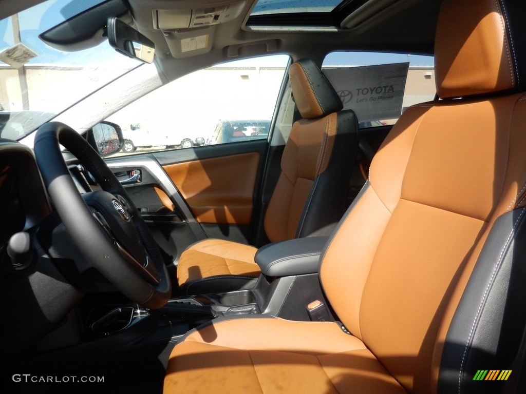 2018 RAV4 Limited AWD Hybrid - Blizzard White Pearl / Cinnamon photo #3