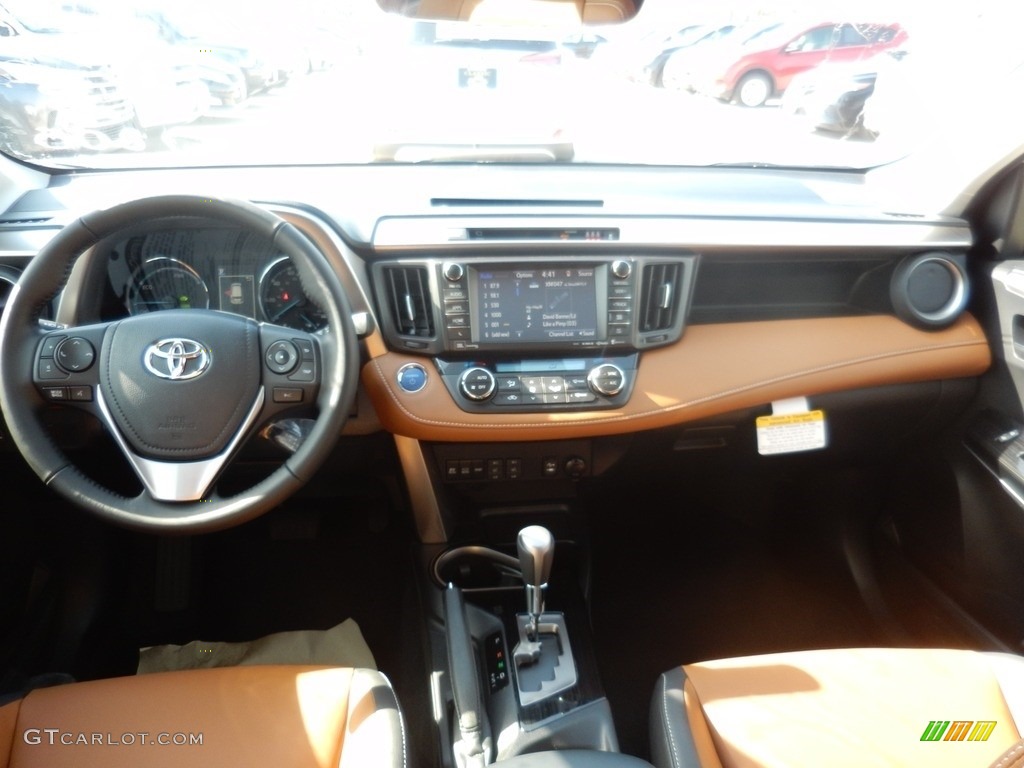 2018 RAV4 Limited AWD Hybrid - Blizzard White Pearl / Cinnamon photo #5