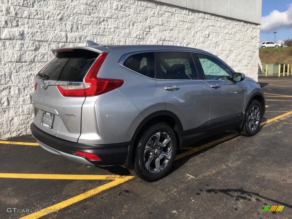 2018 CR-V EX AWD - Lunar Silver Metallic / Black photo #4